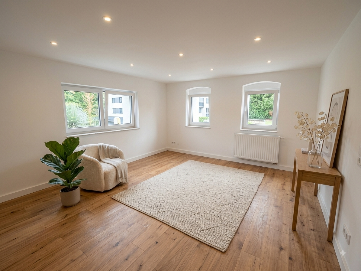 Wohnen wie im Eigenheim: 5-Raum-Maisonette, Terrasse, Garten, Erstbezug, Energiesparhaus – Maxener Straße 7, 1257 Dresden(Prohlis) – Vorschaubild 4