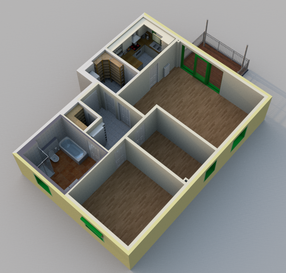 PROVISIONSFREI - Sehr schöne 3-Zimmer-Wohnung, in bevorzugter Lage im Oldenburger Norden. – 26127 Oldenburg(Nadorst) – Vorschaubild 3