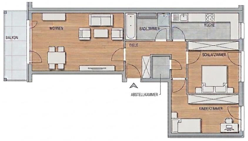 Traumhafte frisch sanierte 3-Zimmer-Wohnung – Goldhofer Str. 8, 81476 München(Fürstenried) – Vorschaubild 7