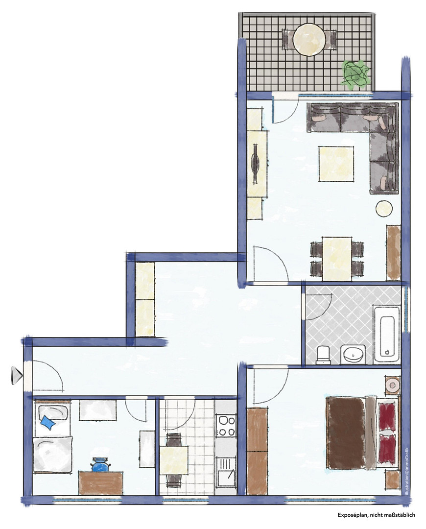 Attraktive 3-Zimmer-Wohnung in Rödermark-Urberach – Mühlengrund 24, 63322 Rödermark(Urberach) – Vorschaubild 11