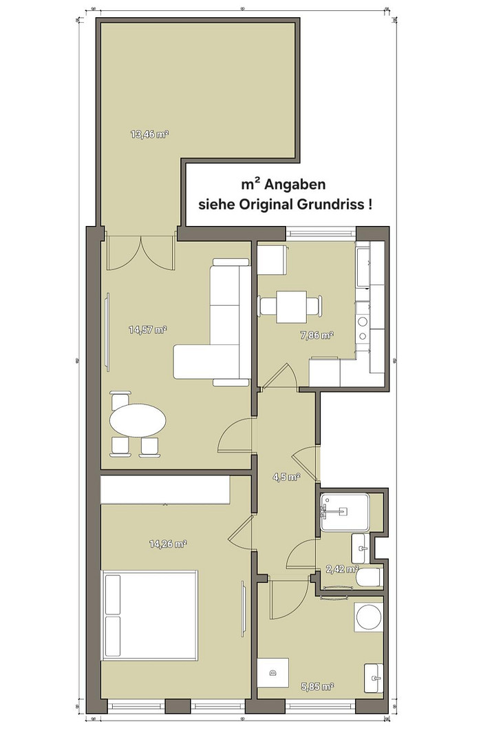 Charmante 2,5-Zimmer-Wohnung mit großzügiger Südterrasse – 28201 Bremen(Neustadt) – Vorschaubild 16