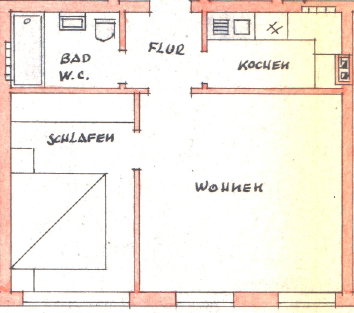 Zweitbezug nach Renovierung / 2-Zimmer Wohnung mit Einbauküche in zentraler Lage in Fürth – 90763 Fürth – Vorschaubild 11