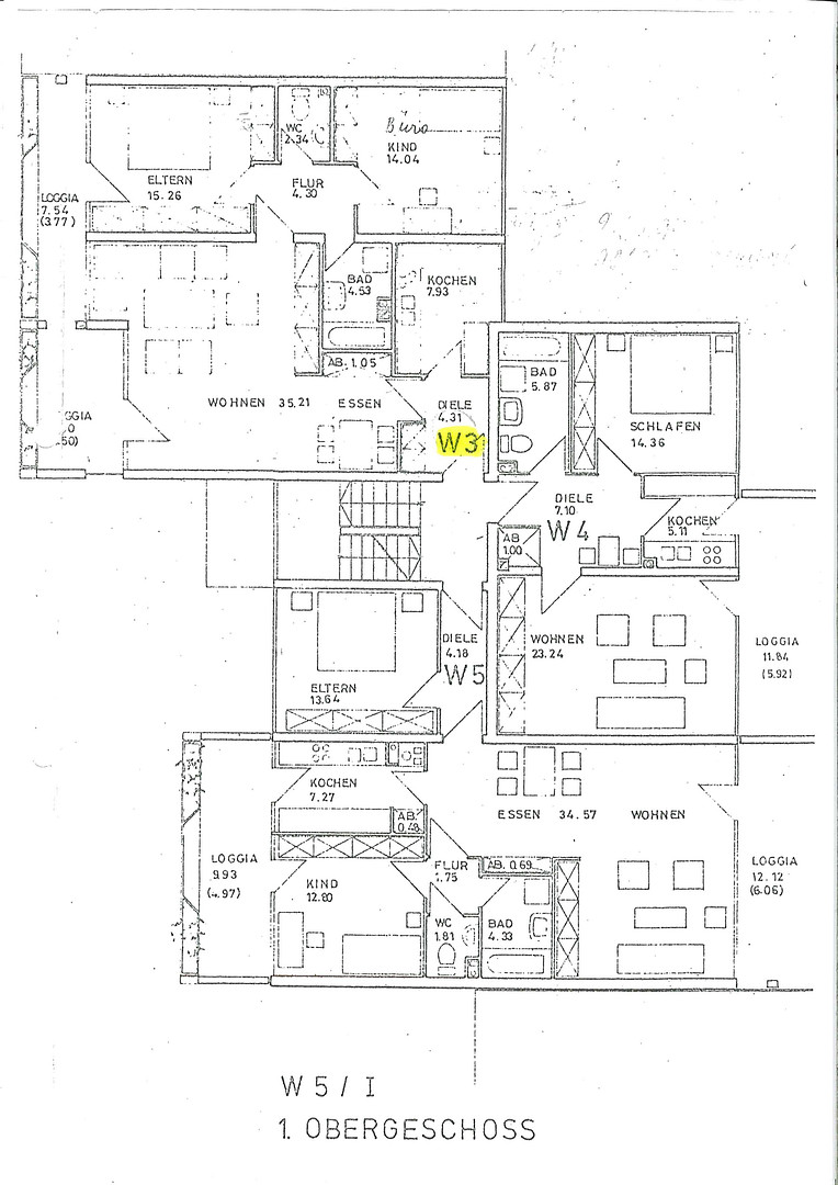 Großzügige 3-Zimmerwohnung, 96 m², in bester Lage Würzburg-Frauenland – 97074 Würzburg(Frauenland) – Vorschaubild 25