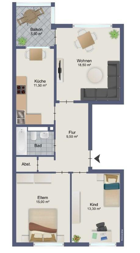 Praktische und schöne 3,5-Zimmer-Wohnung in Grenzach-Wyhlen – Hornboden 2, 79639 Grenzach-Wyhlen – Vorschaubild 9