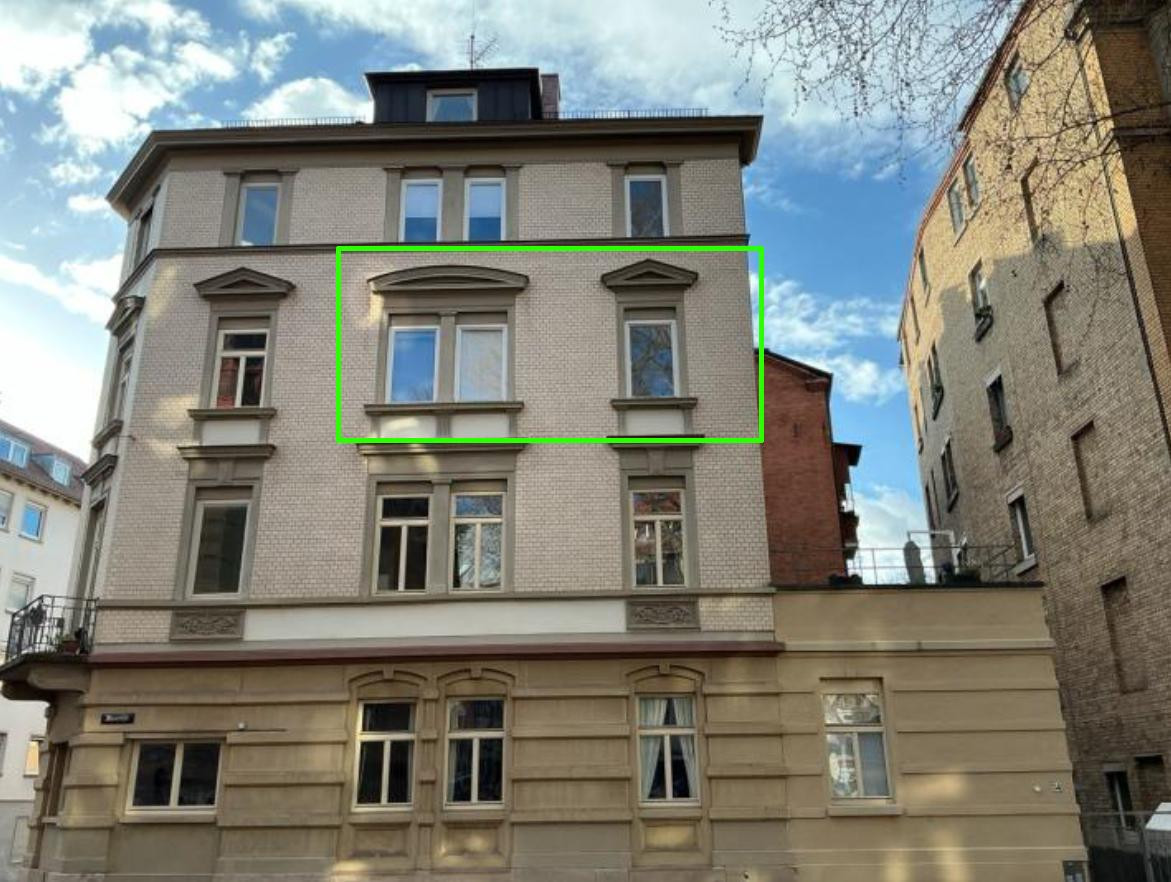 1-Zimmer Altbau-Apartment in bester Citylage - Provisionsfrei – Mozartstraße 54, 70180 Stuttgart(Süd) – Vorschaubild 6