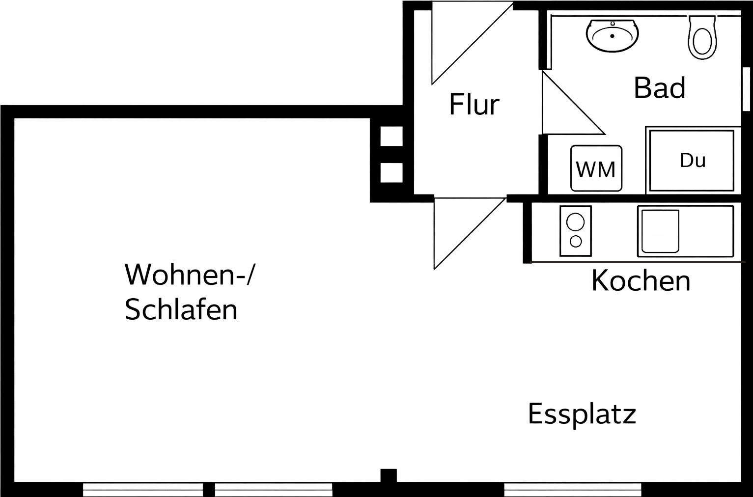 1-Zimmer Altbau-Apartment in bester Citylage - Provisionsfrei – Mozartstraße 54, 70180 Stuttgart(Süd) – Vorschaubild 8