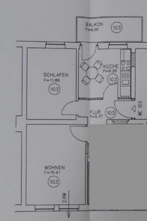 Frisch renovierte 2-Zimmer-Wohnung mit Balkon – Magdeburg-Stadtfeld Ost – Große Diesdorfer Straße 09, 39108 Magdeburg(Stadtfeld) – Vorschaubild 6