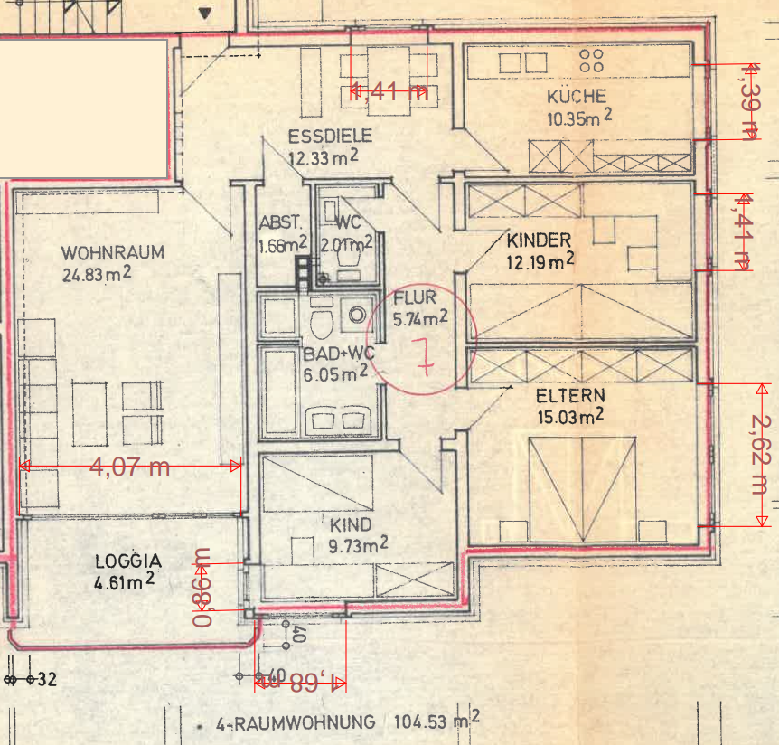 Vorankündigung: Frisch sanierte 4-Zimmer Wohnung in Bürgerfelde – 26121 Oldenburg(Oldenburg (Oldb)) – Vorschaubild 7
