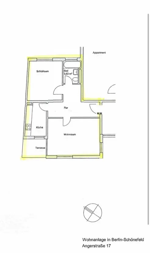 2 Zimmer in Schönefeld bei Berlin mit EBK und Tiefgarage – Angerstraße 17, 12529 Schönefeld – Vorschaubild 18