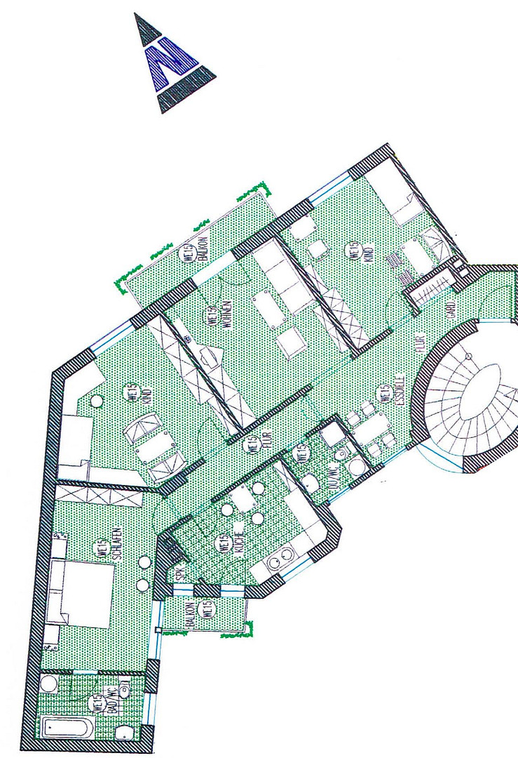 Stilvolle 4-Zimmer-Wohnung in zentraler Lage – 68165 Mannheim – Vorschaubild 9