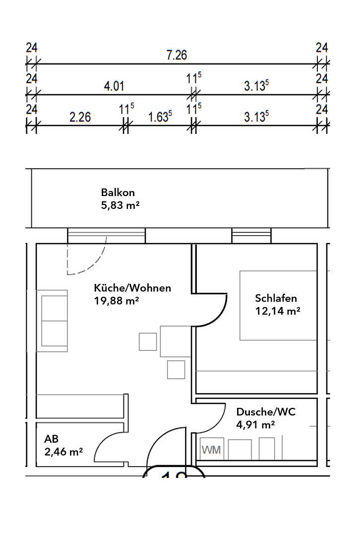 2-Zimmer Wohnung in Kemnath ab Oktober, KfW 55 – Alte Amberger Str. 3, 95478 Kemnath – Vorschaubild 11