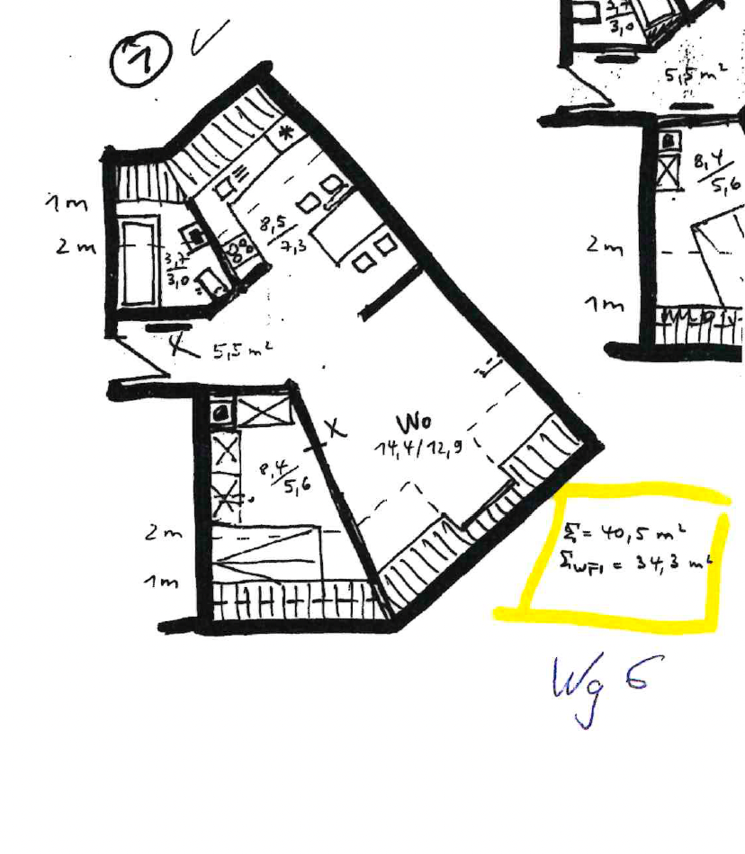 Lichtdurchflutete Dachgeschoss Wohnung | 2 Zimmer, Küche, Hochbett & Badewanne | Haustiere "Ja" – Prüssingstraße 17, 7745 Jena – Vorschaubild 10