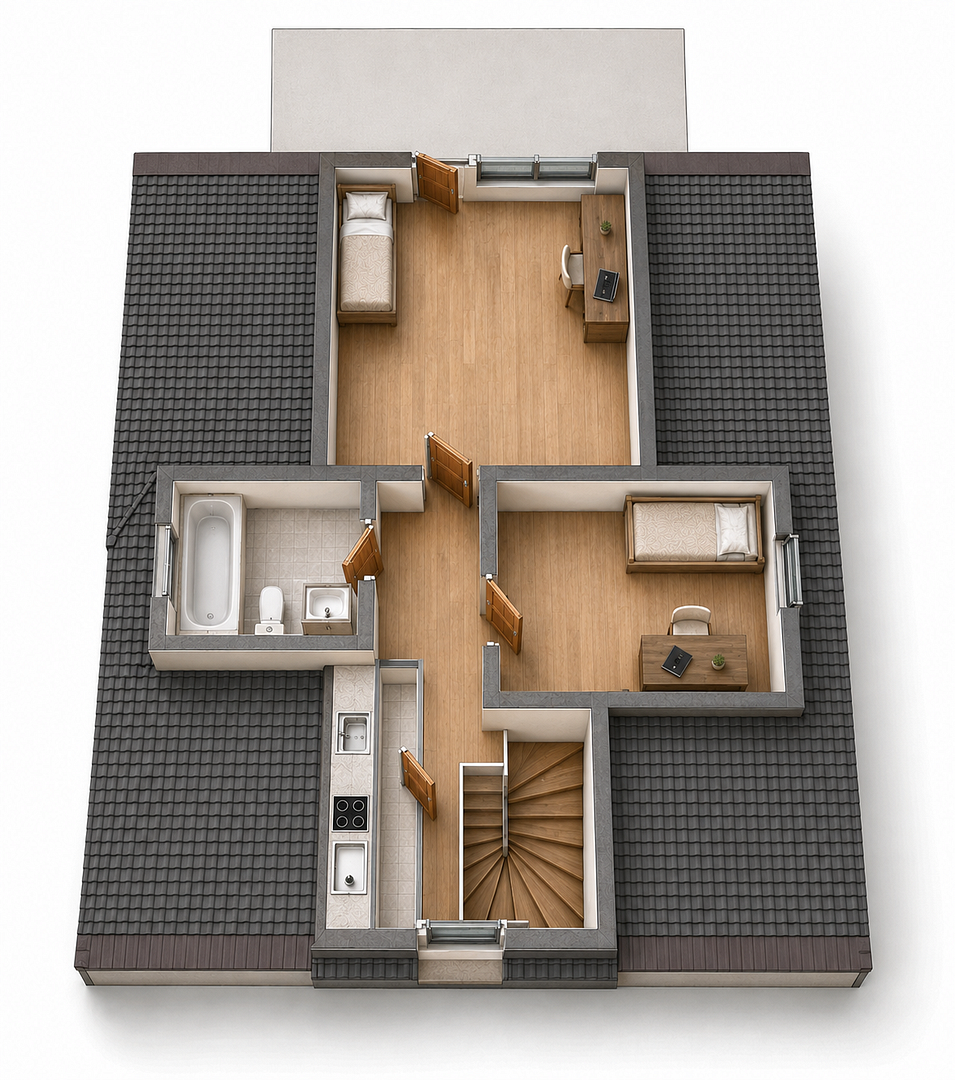 Top gelegene Erdgeschosswohnung mit Garten, individuell und altersgerecht gestaltbar – 6128 Halle(Böllberg-Wörmlitz) – Vorschaubild 5