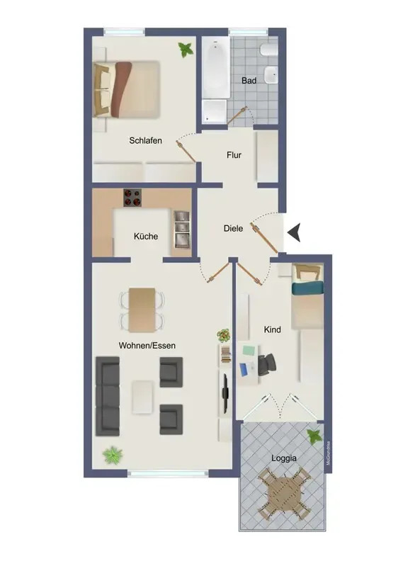Provisionsfreie 3-Zimmer-Wohnung mit Süd-Balkon, TG-Stellplatz & Fußbodenheizung – Lena-Christ-Str. 16A, 85055 Ingolstadt – Vorschaubild 13