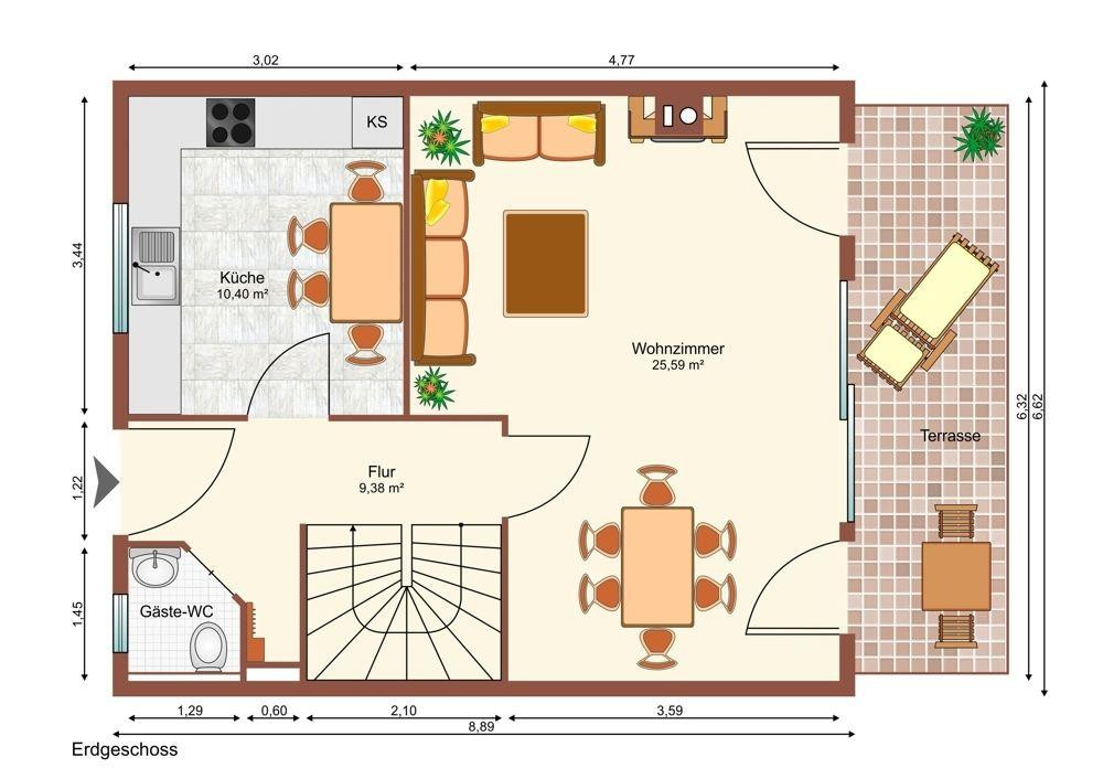Helles und familienfreundliches Haus mit südöstlich ausgerichtetem Garten – 64295 Darmstadt – Vorschaubild 19