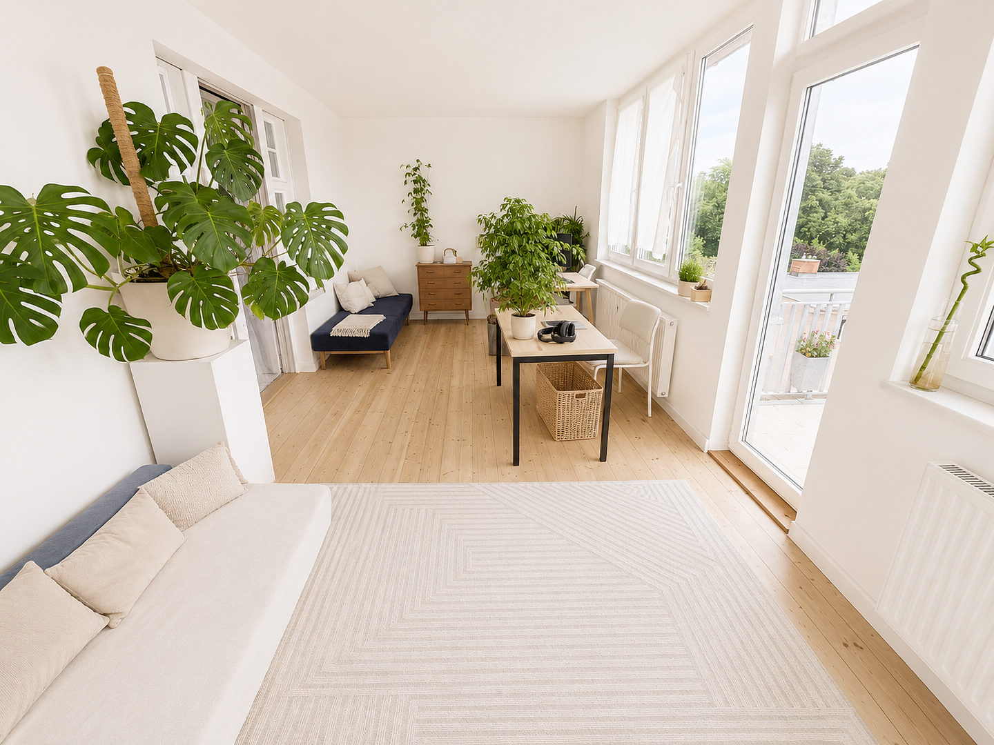 Sonnige 3-Zimmer-Wohnung im sanierten Altbau
