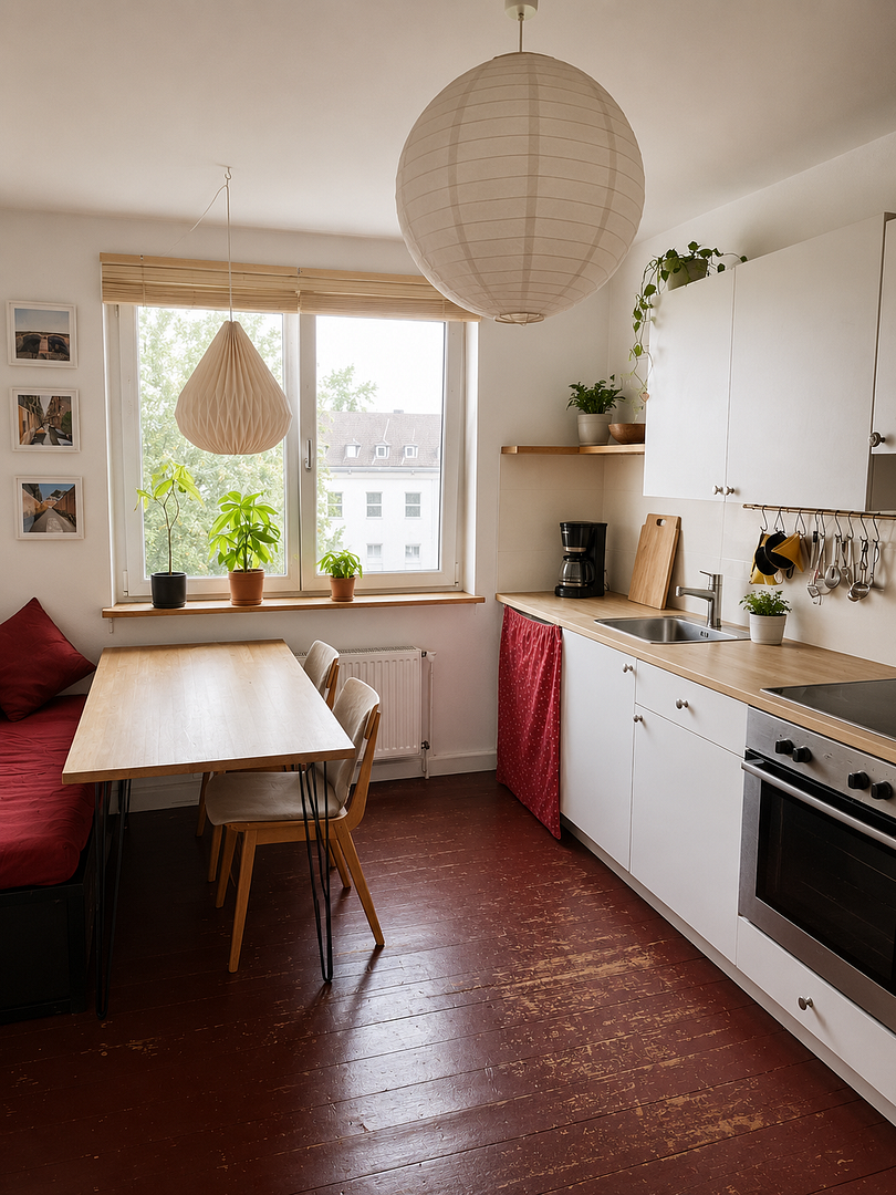 Helle 2 Zimmer-Wohnung für Singles, WG oder Pärchen – Hubertusstraße 37, 52064 Aachen – Vorschaubild 2