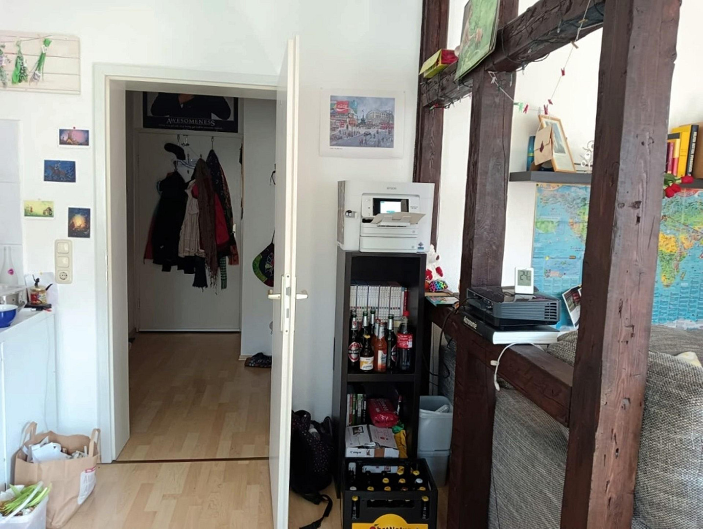 Großzügige möblierte 2‑Zimmer‑Wohnung im 2. Obergeschoss zur Miete – 99089 Erfurt(Andreasvorstadt) – Vorschaubild 3