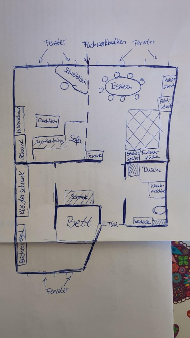 Großzügige möblierte 2‑Zimmer‑Wohnung im 2. Obergeschoss zur Miete – 99089 Erfurt(Andreasvorstadt) – Vorschaubild 16
