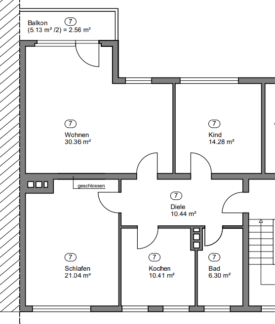 Erstbezug nach Sanierung | Helle 3-Zimmer-Wohnung mit Balkon und zusätzlichem Mansardenraum – Ruhrallee 26, 45138 Essen(Südostviertel) – Vorschaubild 20