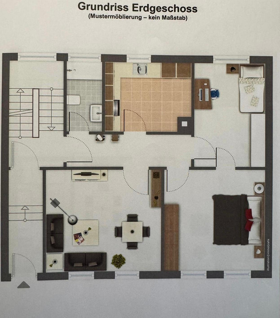 Vollvermietetes WG-Haus in Stuttgart, 10 Zimmer, 4,84 % Rendite, provisionsfrei – 70327 Stuttgart(Wangen) – Vorschaubild 12