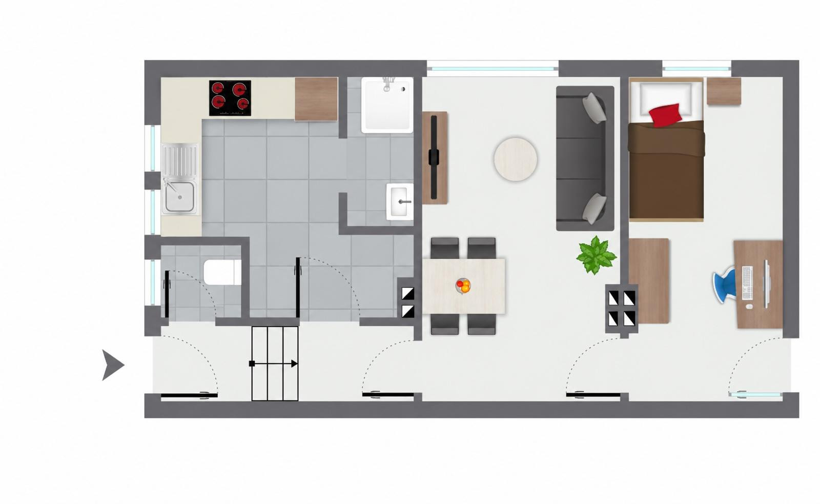2,5 Zimmer Whg + Garage + eigener Eingang + Garten, direkt an der TU Dortmund & Technologiepark DO – 44149 Dortmund(Dorstfeld) – Vorschaubild 21