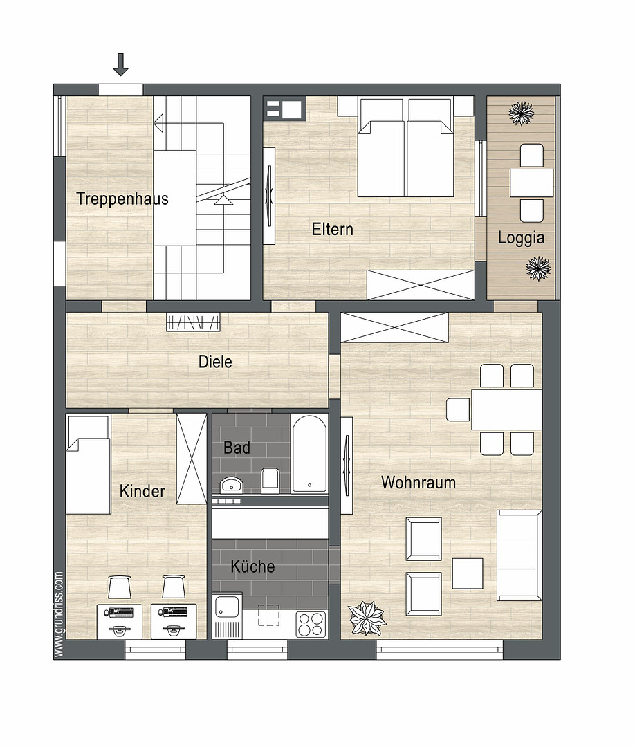 Einziehen und wohlfühlen – Helle 3-Zimmer-Wohnung mit Balkon – 45144 Essen(Frohnhausen) – Vorschaubild 10