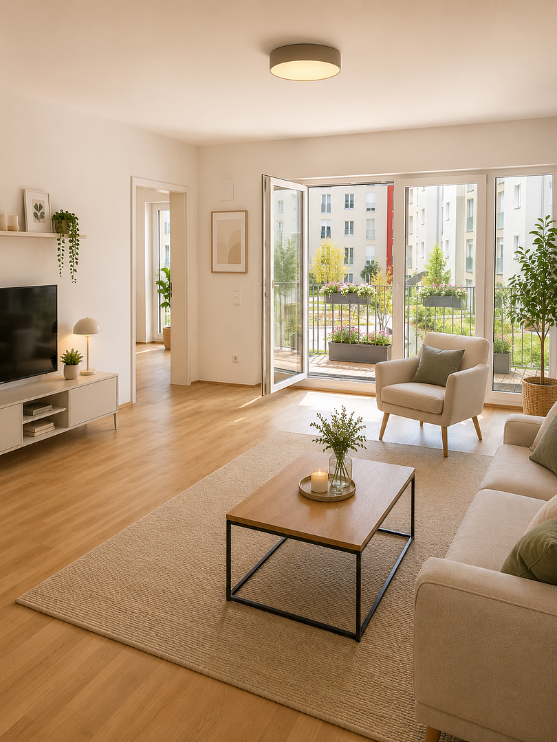 Erstbezug! 3-Zimmer-Wohnung mit Süd-Balkon in Top-Lage von Darmstadt – 64285 Darmstadt – Vorschaubild 4