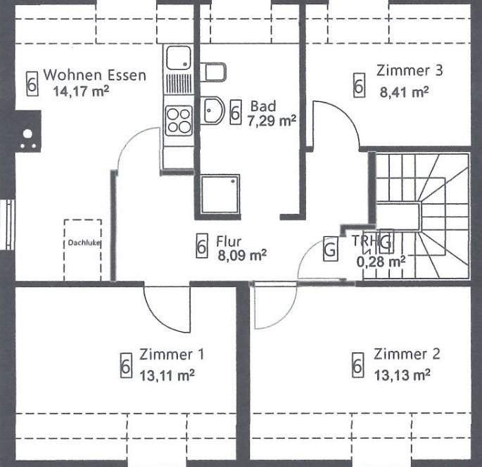 Erstbezug nach Renovierung – Helle 3,5-Zimmer Wohnung in ruhiger Lage von Mainhardt – Löwensteiner Str. 20, 74535 Mainhardt(Ammertsweiler) – Vorschaubild 8
