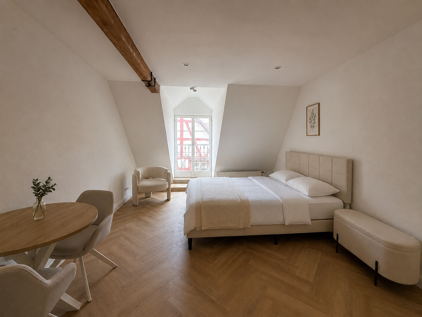 Charmantes möbliertes 1-Zimmer-Apartment - Mitten in Meersburg – Winzergasse 22, 88709 Meersburg – Vorschaubild 3