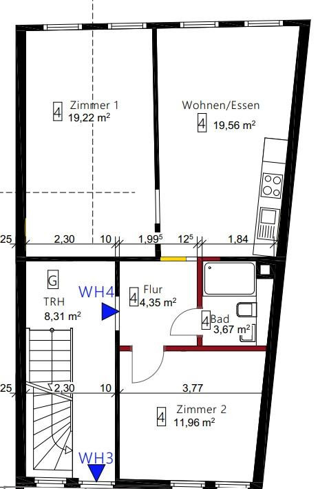 Kernsanierte 3-Zimmer-Wohnung im Herzen von Bad Wimpfen! – Haupstraße 21, 74206 Bad Wimpfen – Vorschaubild 6