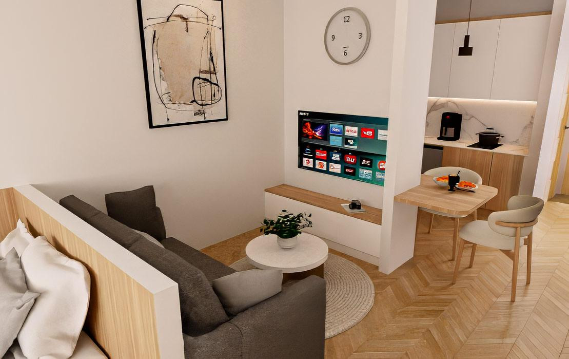 Möbliertes 1-Zimmer-Apartment in Stuttgart-Hedelfingen – frisch renoviert & clever geschnitten – Gärtnerstraße 16, 70329 Stuttgart(Hedelfingen) – Vorschaubild 3