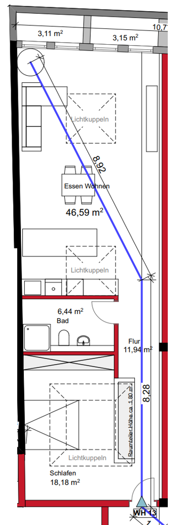 Kernsaniertes Loft in Stuttgart-Hedelfingen | Neubaukomfort mit Wärmepumpe & Fußbodenheizung – Gärtnerstraße 16, 70329 Stuttgart(Hedelfingen) – Vorschaubild 5