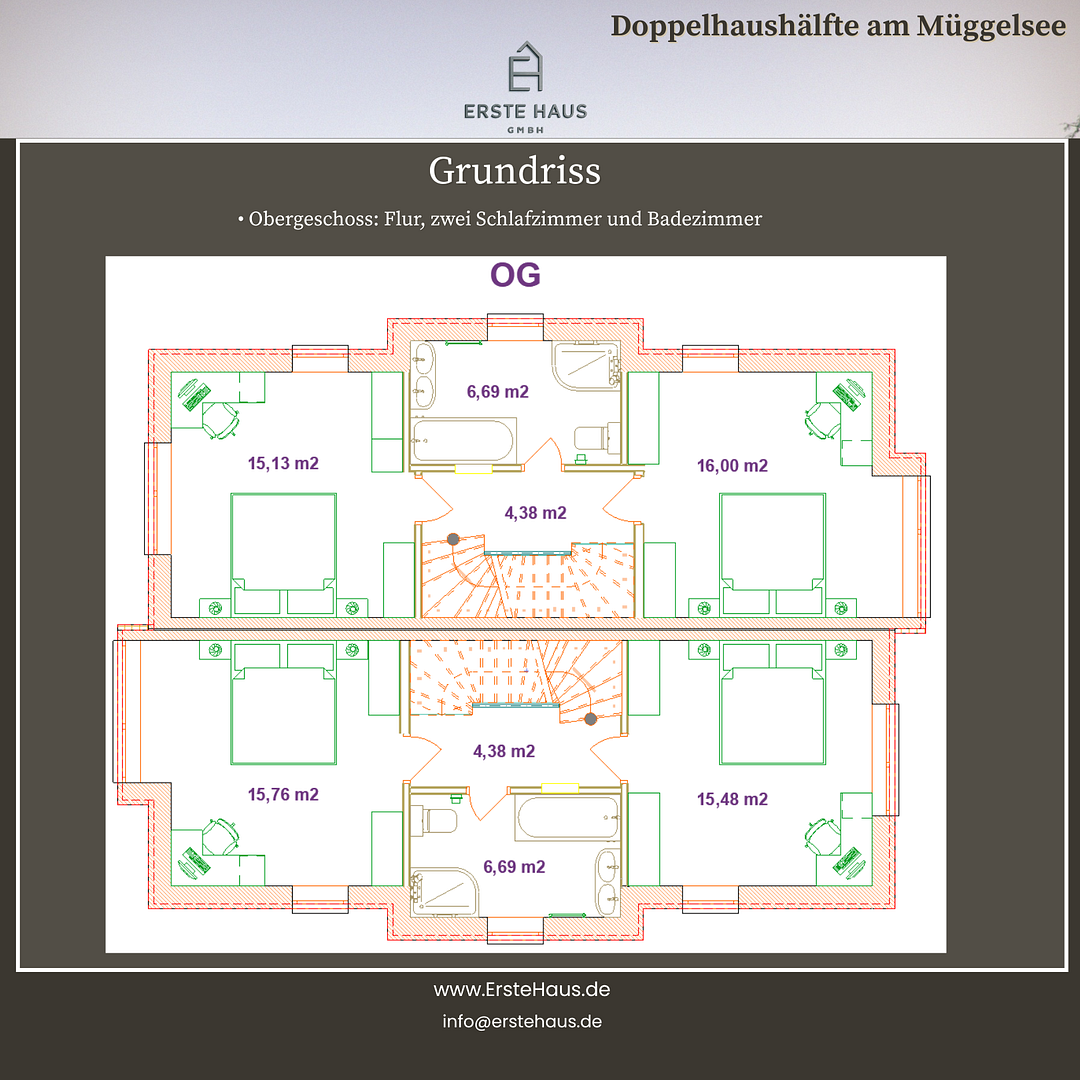 Neubau in Berlin-Müggelheim – A+, Dachterrasse, Garten, 4,5 Zimmer, provisionsfrei – Odernheimer Straße 94 B, 12559 Berlin(Müggelheim) – Vorschaubild 31