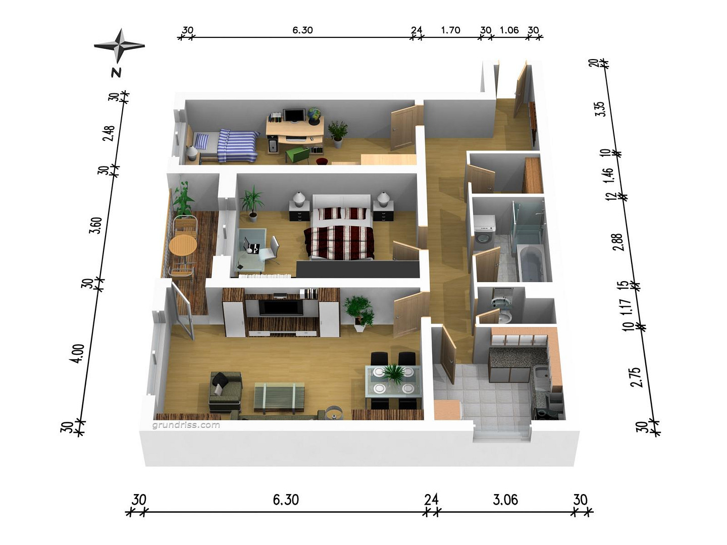 Moderne 3-Zimmer Wohnung mit Balkon im 10. OG in Köln-Eil (Porz) – Graudenzstraße, 51145 Köln-Porz(Eil) – Vorschaubild 29