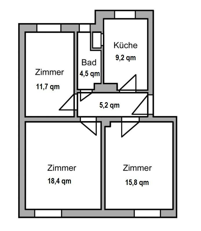 Attraktive 3-Zimmer-Wohnung als Kapitalanlage oder Eigennutzung in Linden-Mitte – 30451 Hannover(Linden-Nord) – Vorschaubild 9