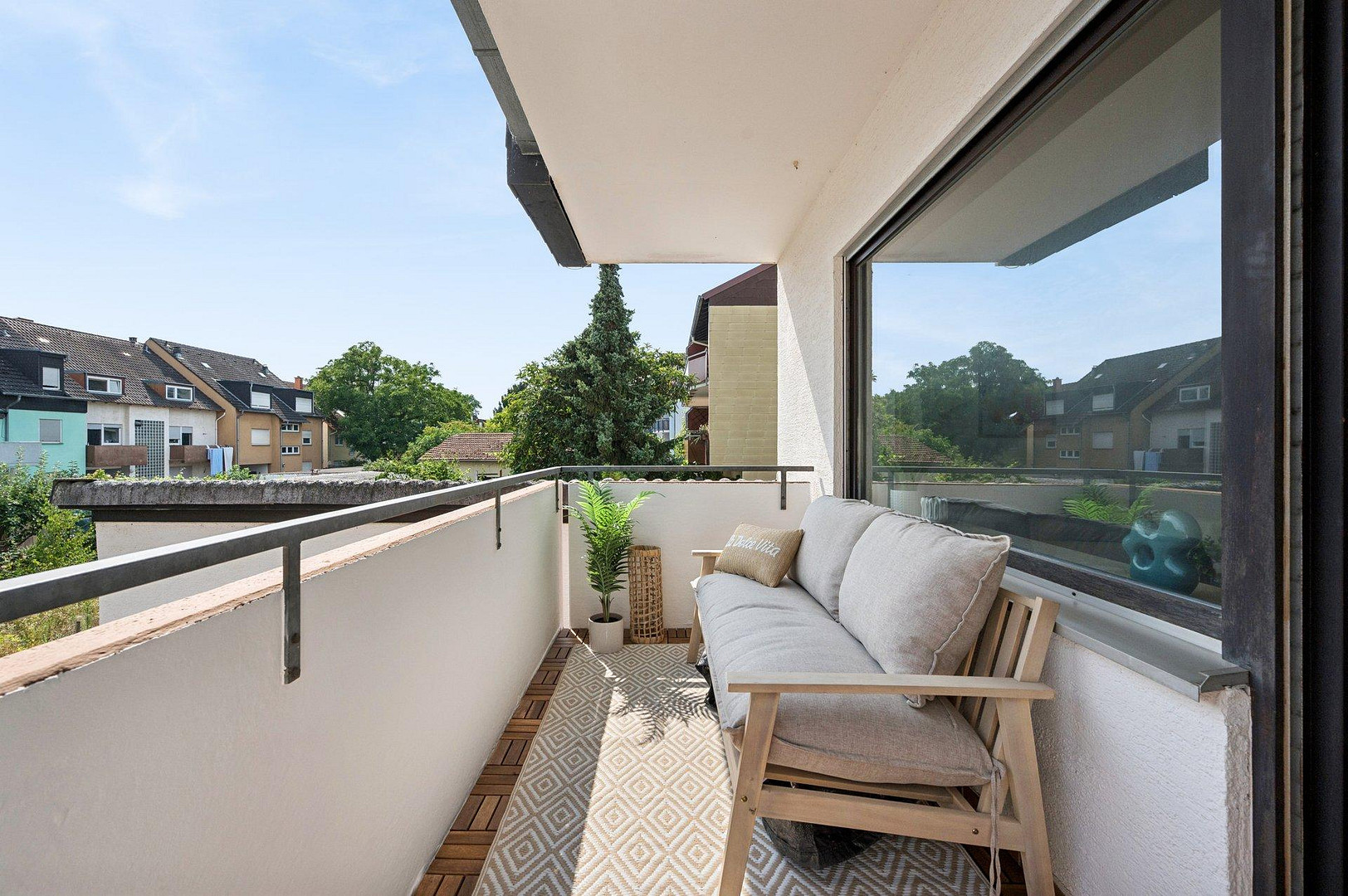 Balkon ins Grüne, Stellplatz inkl., zentrale Lage | 2-Zi.-Wohnung in Neckarau – 68199 Mannheim(Neckarau) – Vorschaubild 3