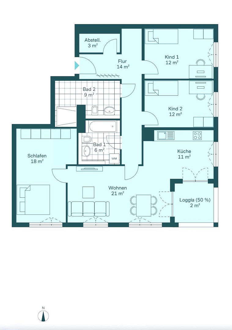 Erstbezug | 4-Zimmer-Neubauwohnung in der Parkstadt Karlshorst von Privat – 10318 Berlin(Karlshorst) – Vorschaubild 30