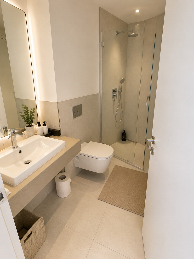 Sonnige, moderne 3 Zimmer Wohnung im Grand Tower und traumhaftem Stadtblick – 60327 Frankfurt am Main(Gallus) – Vorschaubild 5