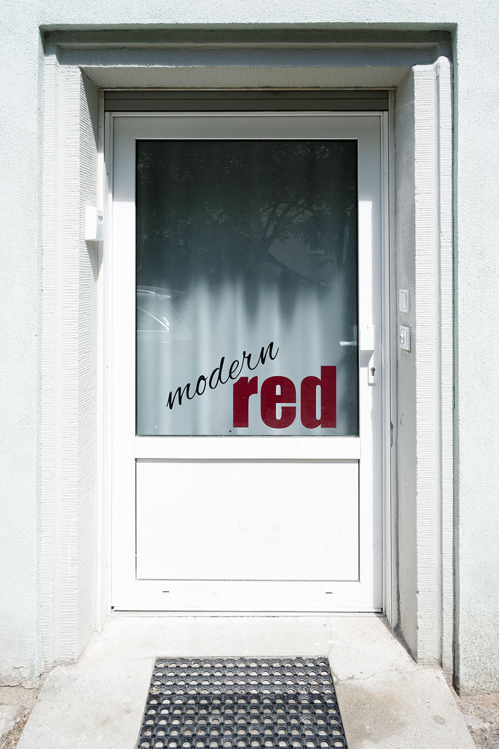 Eingangstür Modern Red