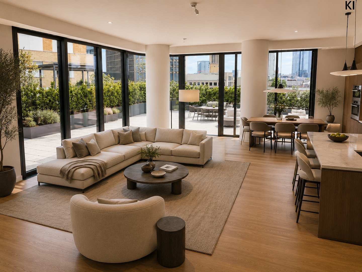 GRAND TOWER UNIKAT | Die einzige Wohnung mit ca. 121 m² großer Privatterrasse – 60327 Frankfurt am Main(Gallus) – Vorschaubild 10