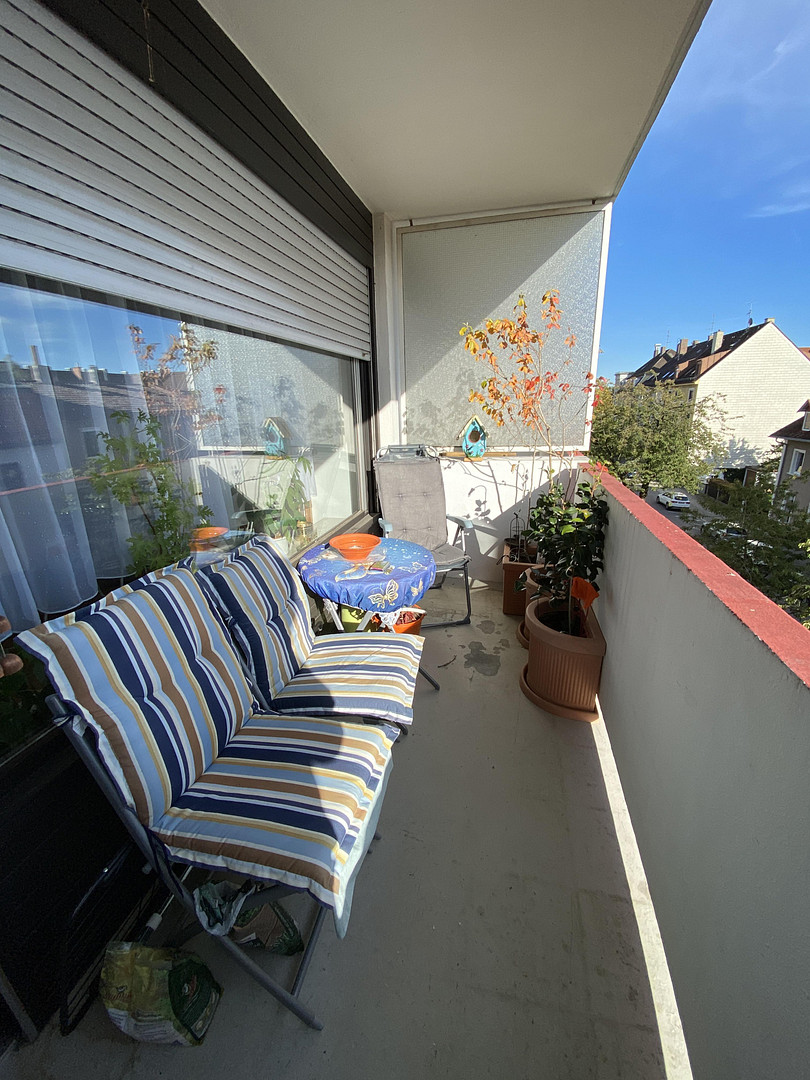 Schöne,helle 2-Zimmer-WG mit Südbalkon – Georgenschwaigstraße 29, 80807 München(Milbertshofen) – Vorschaubild 3