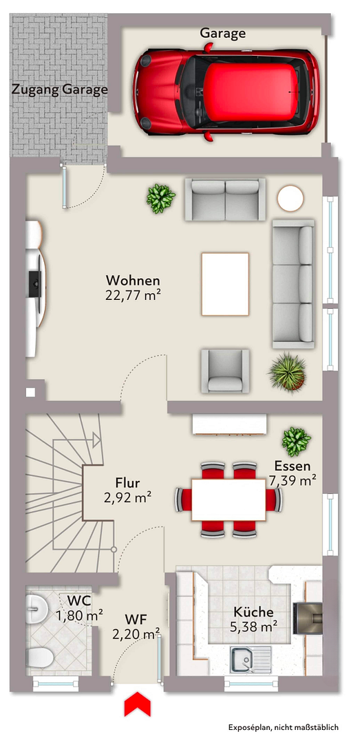 Sanierte Doppelhaushälfte Garage & Terrasse – Stieghorst – 33605 Bielefeld – Vorschaubild 28