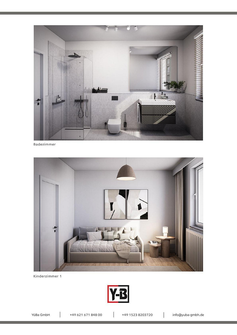Kernsanierte 4-Zimmer-Wohnung kurz vor Fertigstellung – jetzt noch Ausstattung mitgestalten! – 67069 Ludwigshafen(Edigheim) – Vorschaubild 2