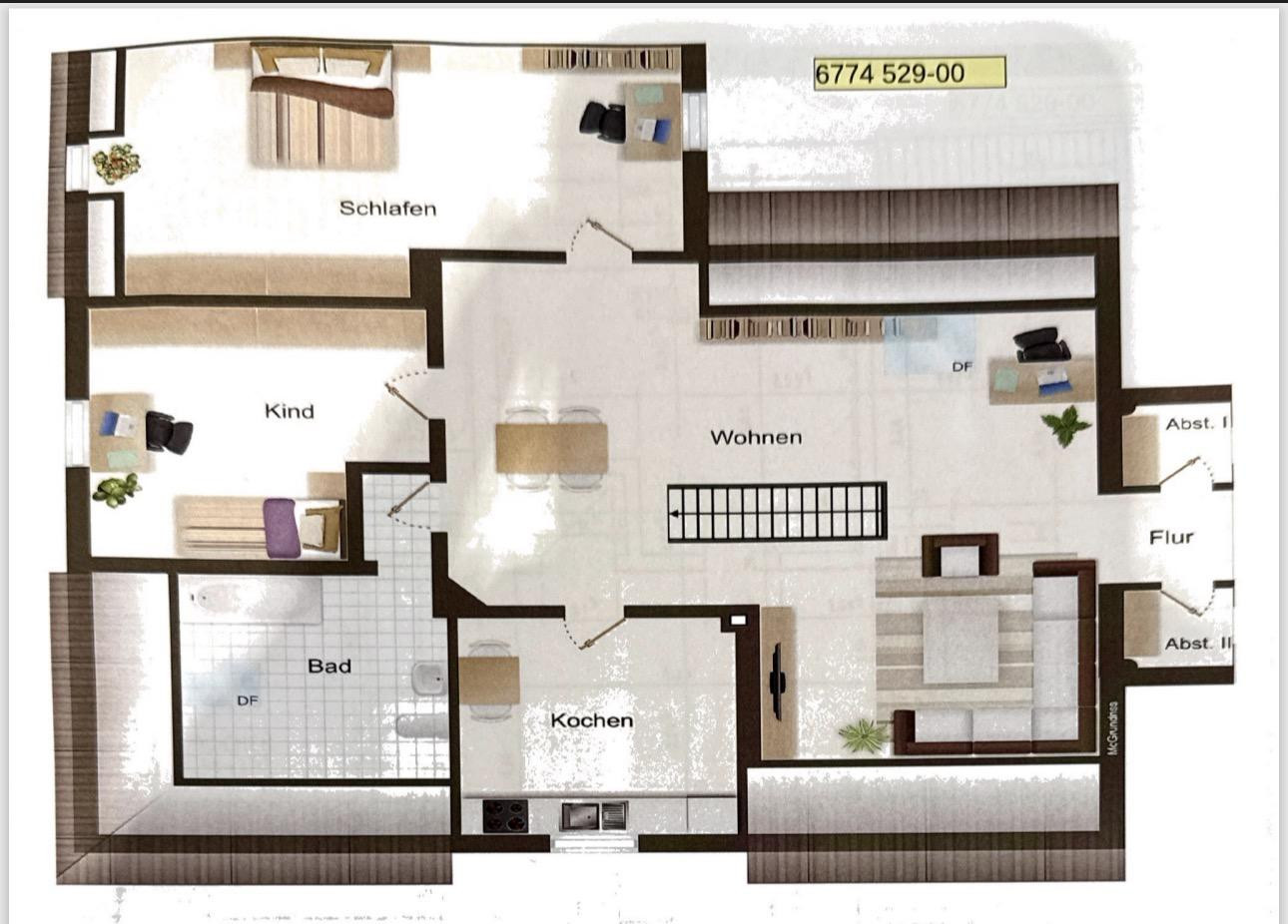 Großzügige 3-Zimmer Wohnung in Dortmund Persebeck – 44227 Dortmund(Persebeck) – Vorschaubild 6