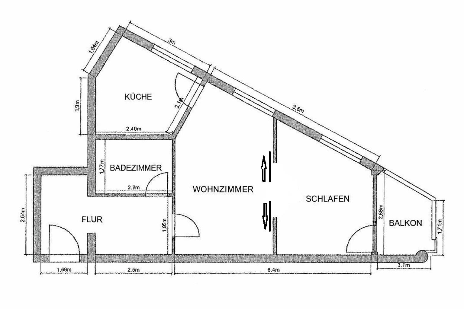 Schnäppchen! Superhelle Wohnung mit großem Balkon, EBK und Aussicht - Sofortbezug – 13088 Berlin(Weißensee) – Vorschaubild 10