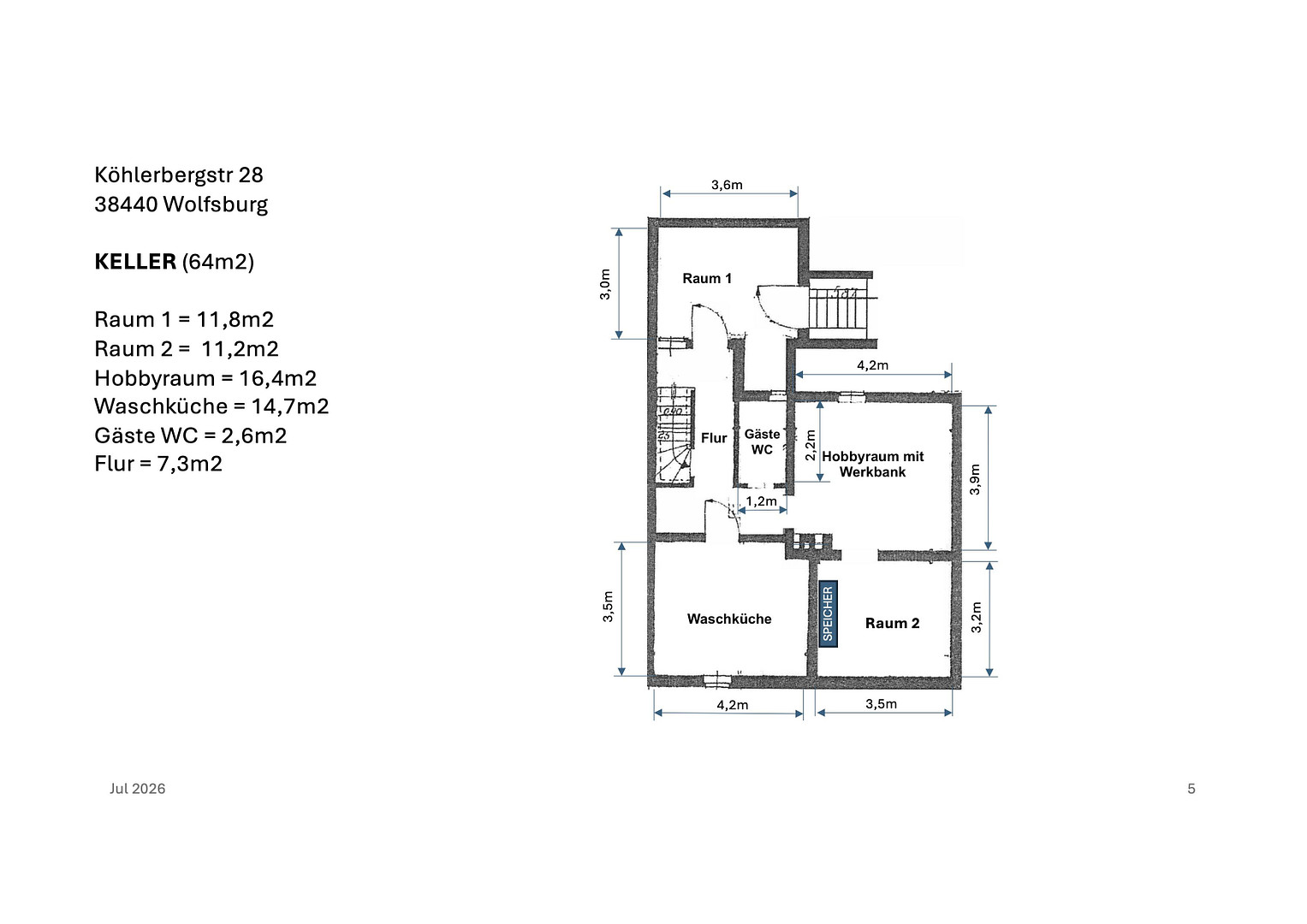 Traumhafte Doppelhaushälfte | Garten | Wallbox | klimatisiertes Dachstudio | 133 m2 | Köhlerberg – Köhlerbergstraße 28, 38440 Wolfsburg – Vorschaubild 20