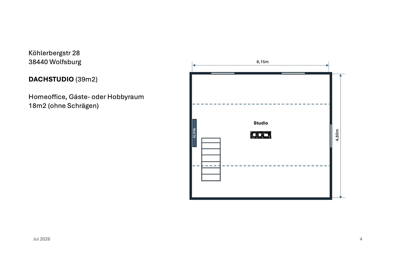Traumhafte Doppelhaushälfte | Garten | Wallbox | klimatisiertes Dachstudio | 133 m2 | Köhlerberg – Köhlerbergstraße 28, 38440 Wolfsburg – Vorschaubild 19