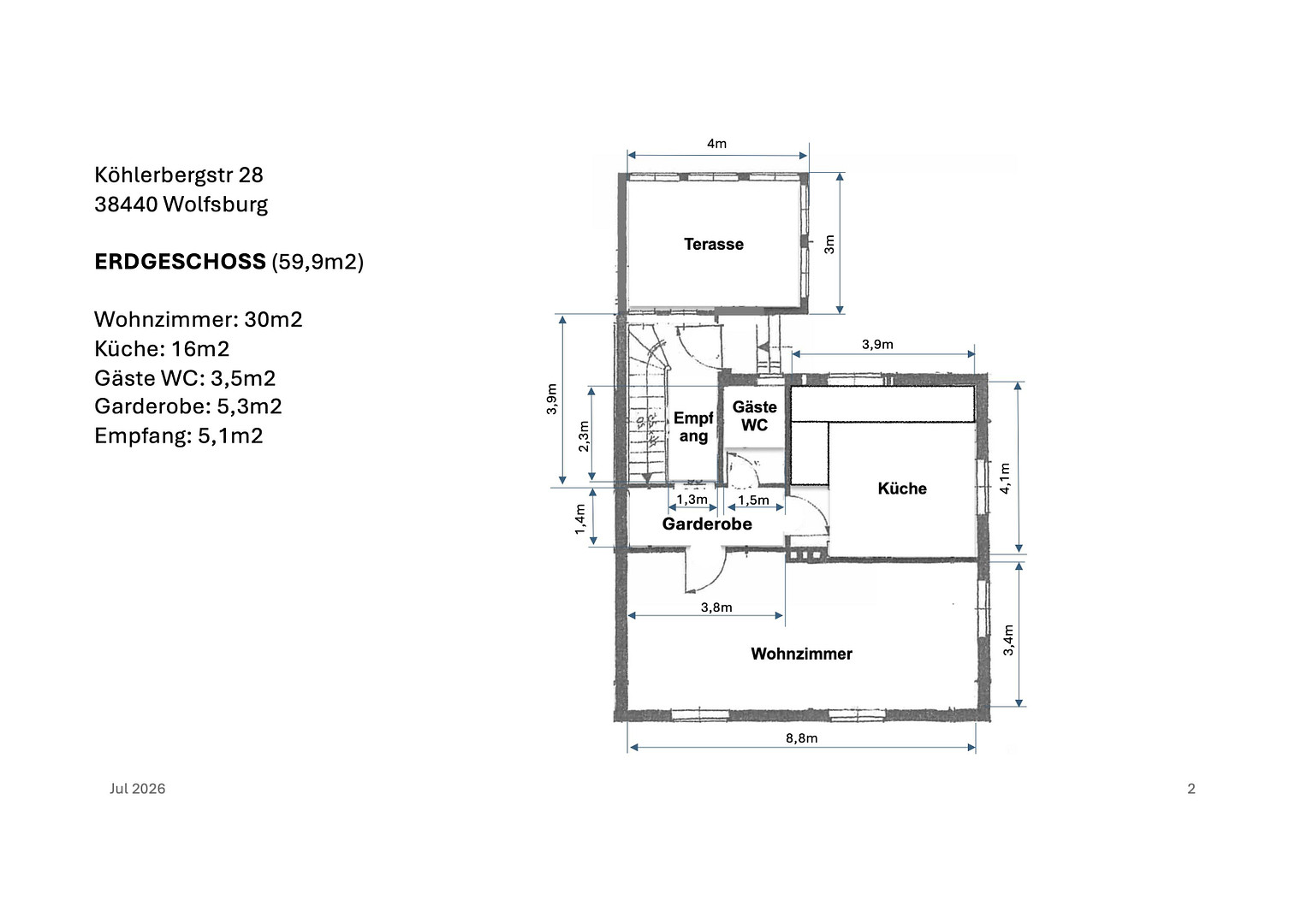 Traumhafte Doppelhaushälfte | Garten | Wallbox | klimatisiertes Dachstudio | 133 m2 | Köhlerberg – Köhlerbergstraße 28, 38440 Wolfsburg – Vorschaubild 17