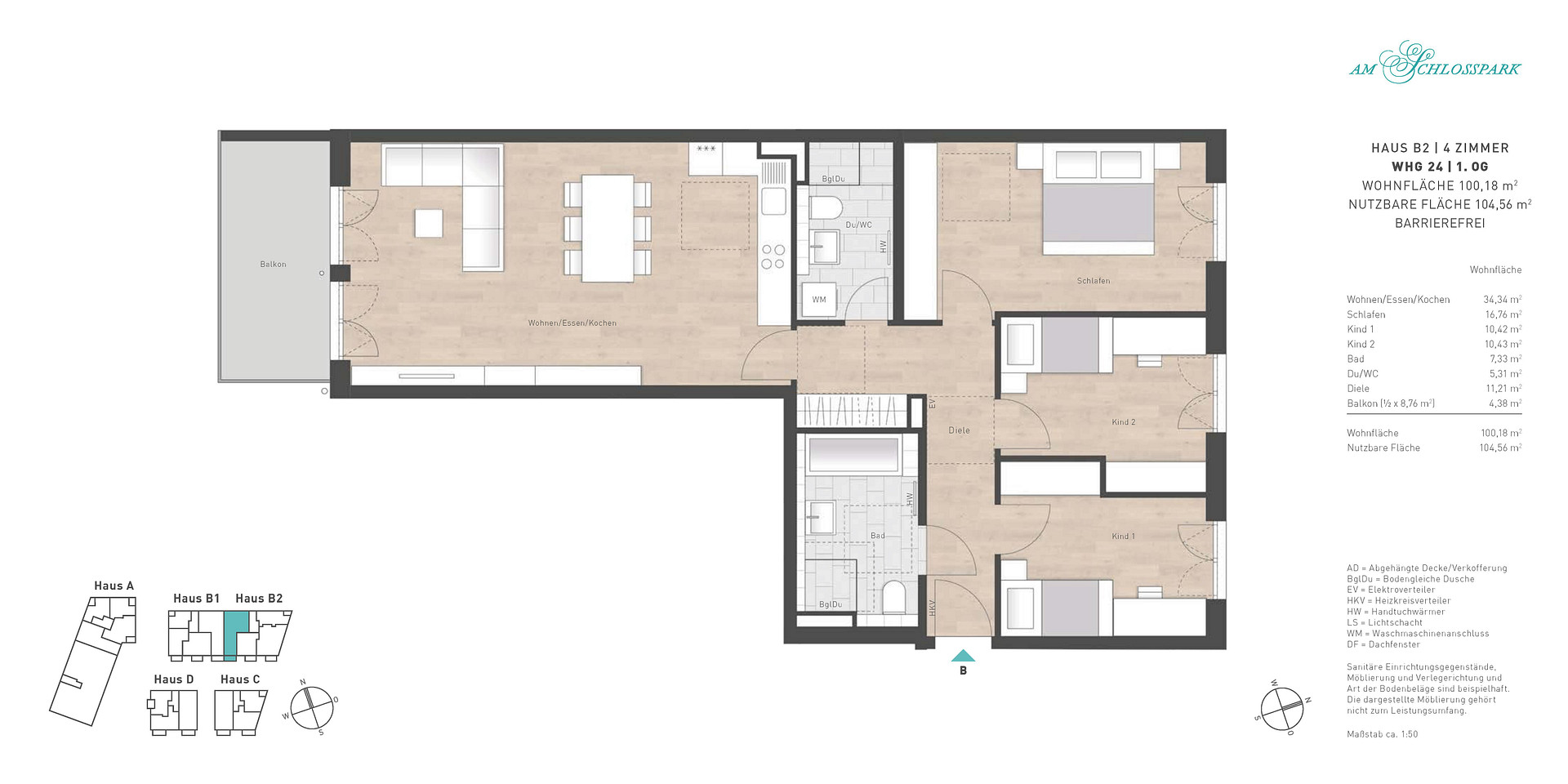 *BEZUGSFERTIG* STILVOLLE 4-ZIMMER-WOHNUNG MIT HERRLICHEM SÜD-BALKON – Fußbergstraße, 82131 Gauting – Vorschaubild 5